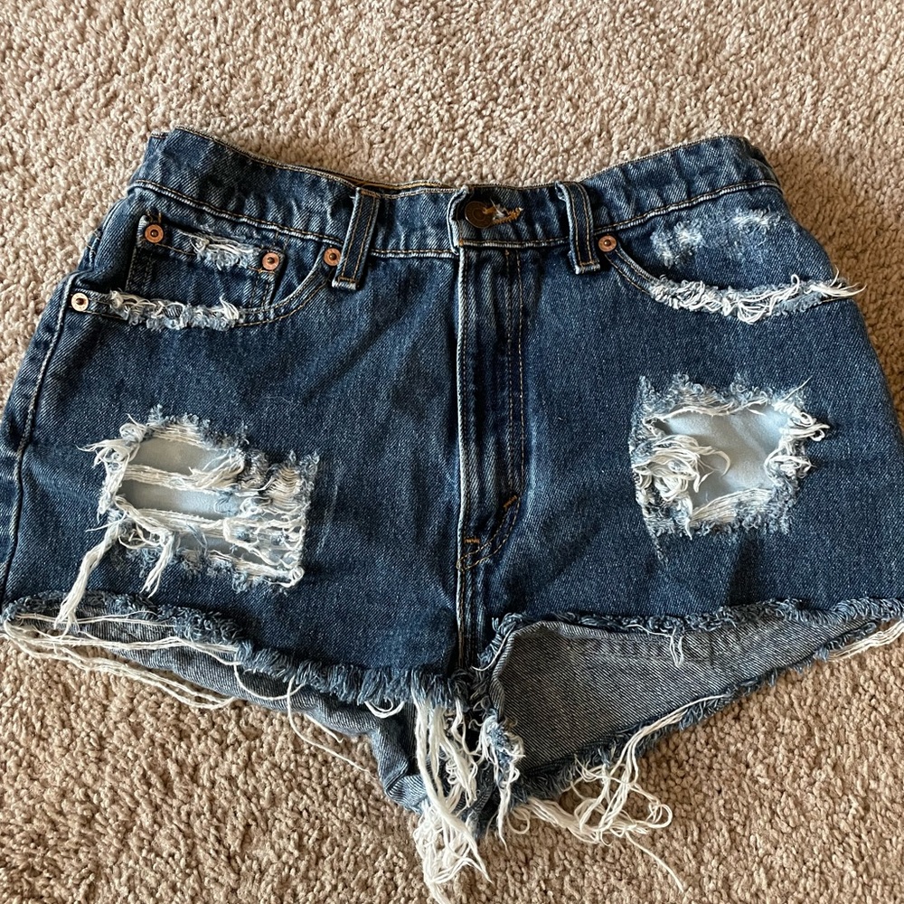 Vintage Levi jean shorts